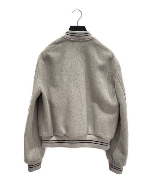 CELINE（セリーヌ）CELINE (セリーヌ) エンブロイダリーテディジャケット グレー サイズ:38の古着・服飾アイテム