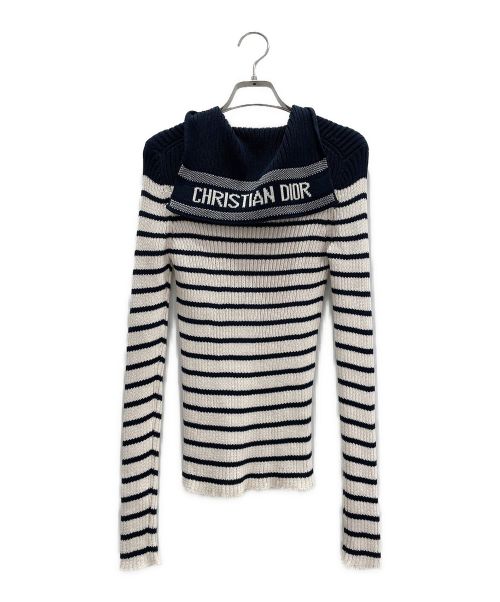 Christian Dior（クリスチャン ディオール）Christian Dior (クリスチャン ディオール) セーラカラーニット サイズ:36の古着・服飾アイテム