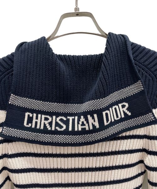 Christian Dior（クリスチャン ディオール）Christian Dior (クリスチャン ディオール) セーラカラーニット サイズ:36の古着・服飾アイテム