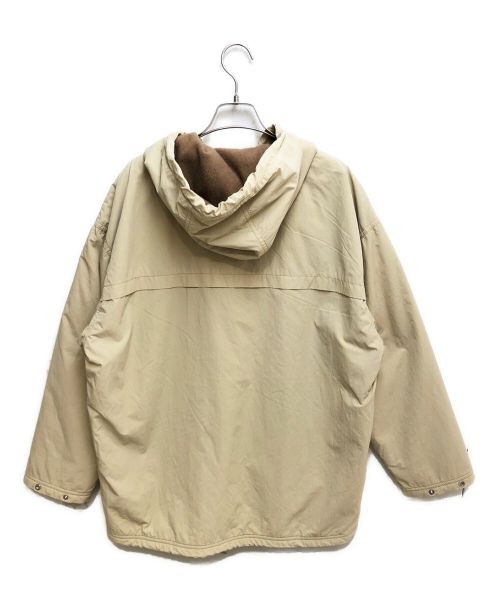 AURALEE（オーラリー）AURALEE (オーラリー) 22AW BIODEGRADABLE NYLON P/O HOODED BLOUSON ベージュ サイズ:3の古着・服飾アイテム