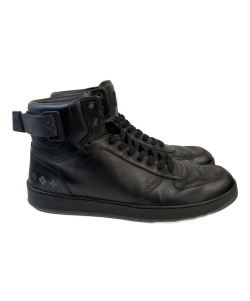 LOUIS VUITTON（ルイ ヴィトン）LOUIS VUITTON (ルイ ヴィトン) リヴォリラインハイカットスニーカー ブラック サイズ:8 1/2の古着・服飾アイテム