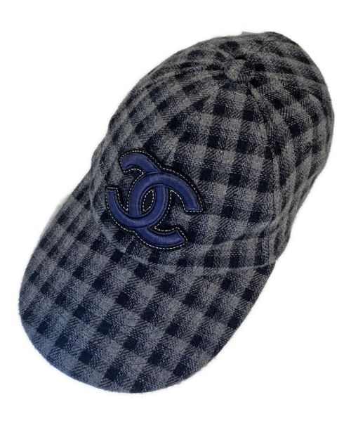 CHANEL（シャネル）CHANEL (シャネル) ココマークカシミヤキャップ サイズ:Mの古着・服飾アイテム