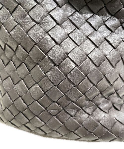 BOTTEGA VENETA（ボッテガベネタ）BOTTEGA VENETA (ボッテガベネタ) イントレチャートトートバッグ ブラウン サイズ:-の古着・服飾アイテム