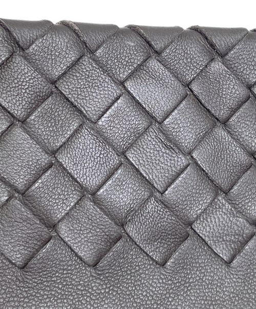 BOTTEGA VENETA（ボッテガベネタ）BOTTEGA VENETA (ボッテガベネタ) イントレチャートトートバッグ ブラウン サイズ:-の古着・服飾アイテム