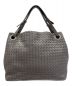 BOTTEGA VENETA（ボッテガベネタ）の古着「イントレチャートトートバッグ」｜ブラウン