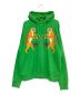 GUCCI（グッチ）の古着「TIGER PRINTED LOGO SWEATSHIRT」｜グリーン