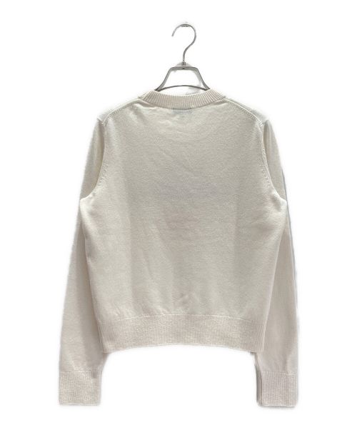 CHANEL（シャネル）CHANEL (シャネル) LAPAUSAプルオーバーニット ホワイト サイズ:34の古着・服飾アイテム