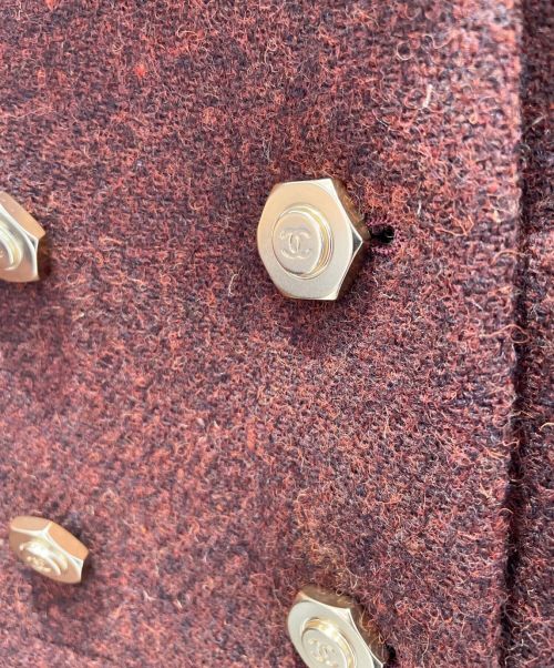 CHANEL（シャネル）CHANEL (シャネル) ダブルブレストスカートセットアップ ブラウン サイズ:ジャケット34/スカート38の古着・服飾アイテム