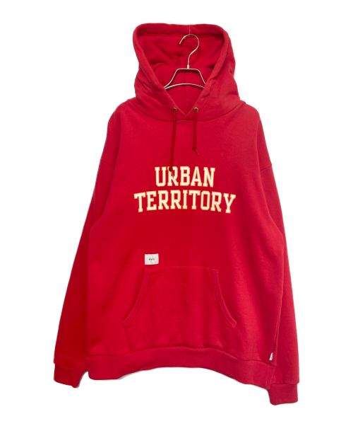 WTAPS（ダブルタップス）WTAPS (ダブルタップス) URBAN TERRITORY DESIGN HOODED レッド サイズ:3の古着・服飾アイテム