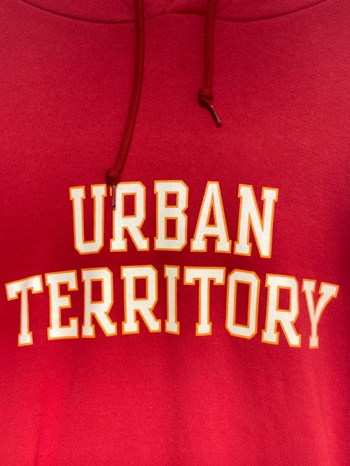 WTAPS（ダブルタップス）WTAPS (ダブルタップス) URBAN TERRITORY DESIGN HOODED レッド サイズ:3の古着・服飾アイテム
