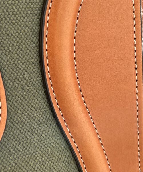CELINE（セリーヌ）CELINE (セリーヌ) ラゲージマイクロショッパートートバッグ オリーブ×ブラウン サイズ:マイクロショッパーの古着・服飾アイテム