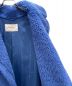 中古・古着 MaxMara (マックスマーラ) テディベアコート ブルー サイズ:M：128000円