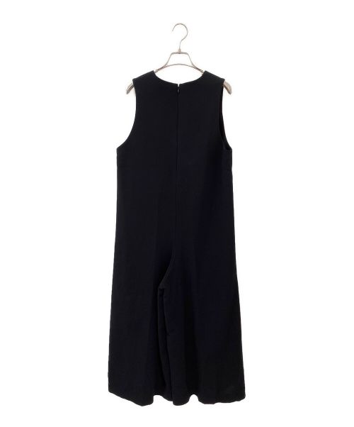 ENFOLD（エンフォルド）ENFOLD (エンフォルド) コットンダブルクロスミニマルサロペット ブラック サイズ:38の古着・服飾アイテム