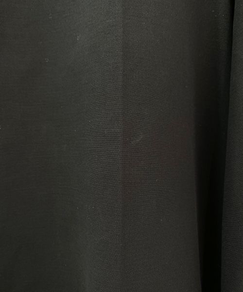 ENFOLD（エンフォルド）ENFOLD (エンフォルド) コットンダブルクロスミニマルサロペット ブラック サイズ:38の古着・服飾アイテム