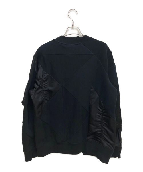 sacai（サカイ）sacai (サカイ) 21SS Sponge Sweat Pullover ブラック サイズ:SIZE 3の古着・服飾アイテム