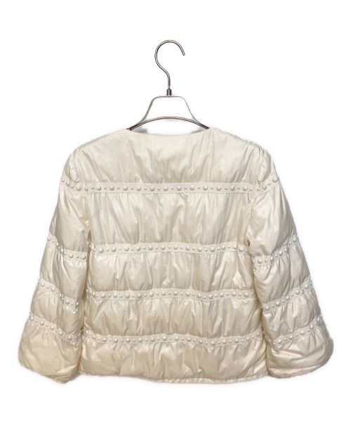 MONCLER（モンクレール）MONCLER (モンクレール) ダウンジャケット ホワイトの古着・服飾アイテム