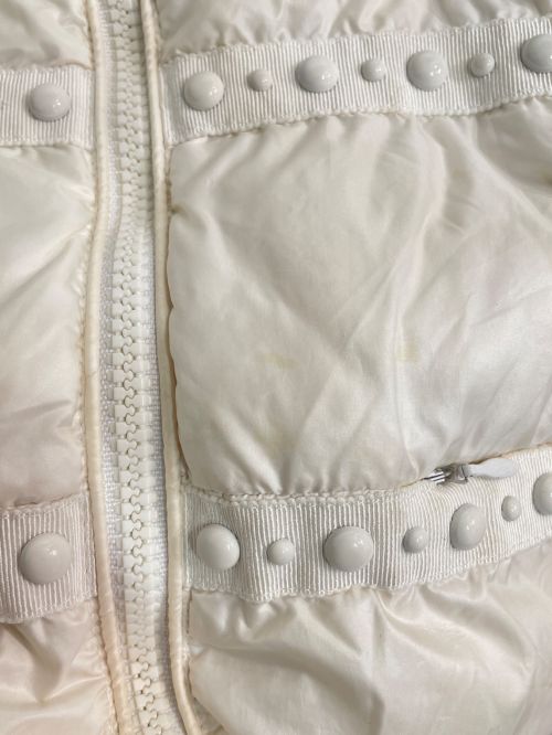 MONCLER（モンクレール）MONCLER (モンクレール) ダウンジャケット ホワイトの古着・服飾アイテム