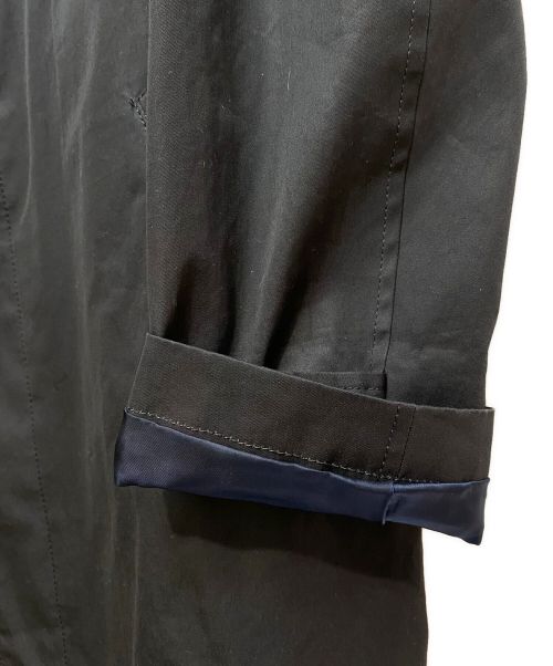 COMME des GARCONS HOMME（コムデギャルソン オム）COMME des GARCONS HOMME (コムデギャルソン オム) コットンステンカラーコート ネイビー サイズ:Mの古着・服飾アイテム