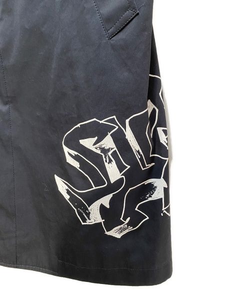 COMME des GARCONS HOMME（コムデギャルソン オム）COMME des GARCONS HOMME (コムデギャルソン オム) コットンステンカラーコート ネイビー サイズ:Mの古着・服飾アイテム
