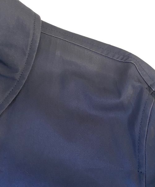 COMME des GARCONS HOMME（コムデギャルソン オム）COMME des GARCONS HOMME (コムデギャルソン オム) コットンステンカラーコート ネイビー サイズ:Mの古着・服飾アイテム