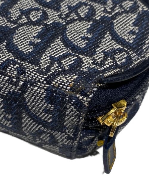 Christian Dior（クリスチャン ディオール）Christian Dior (クリスチャン ディオール) トロッターサドルポーチ インディゴの古着・服飾アイテム