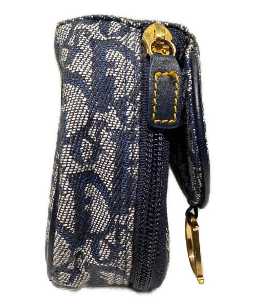 Christian Dior（クリスチャン ディオール）Christian Dior (クリスチャン ディオール) トロッターサドルポーチ インディゴの古着・服飾アイテム