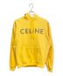 CELINE（セリーヌ）の古着「スタッズ付 ルーズフーディ」｜イエロー