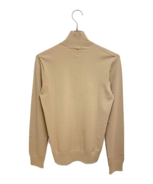 BOTTEGA VENETA（ボッテガベネタ）BOTTEGA VENETA (ボッテガベネタ) ビスコースハイネックセーター ベージュ サイズ:Mの古着・服飾アイテム