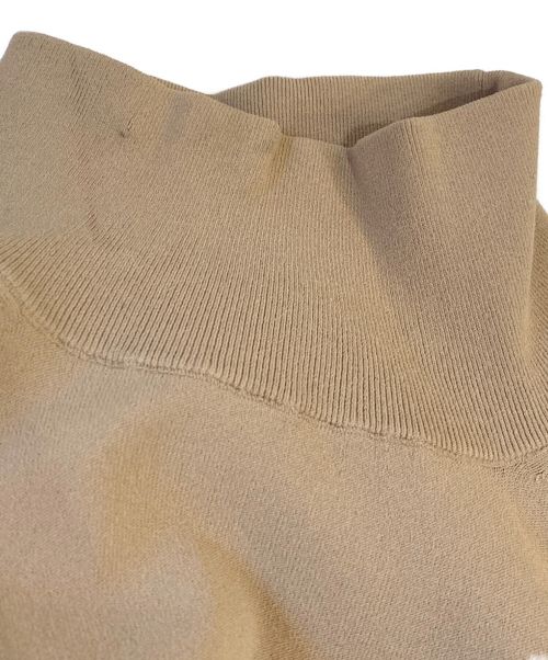 BOTTEGA VENETA（ボッテガベネタ）BOTTEGA VENETA (ボッテガベネタ) ビスコースハイネックセーター ベージュ サイズ:Mの古着・服飾アイテム