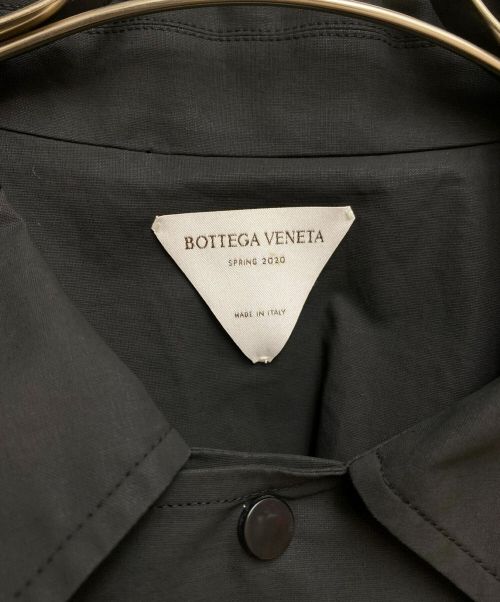 BOTTEGA VENETA（ボッテガベネタ）BOTTEGA VENETA (ボッテガベネタ) トライアングルベルトトレンチコート ブラック サイズ:46の古着・服飾アイテム