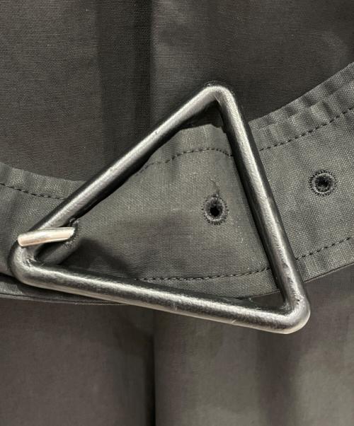 BOTTEGA VENETA（ボッテガベネタ）BOTTEGA VENETA (ボッテガベネタ) トライアングルベルトトレンチコート ブラック サイズ:46の古着・服飾アイテム