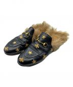 GUCCIグッチ）の古着「ホースビットミュール」｜ブラック