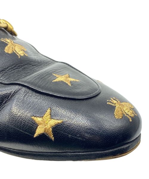 GUCCI（グッチ）GUCCI (グッチ) ホースビットミュール ブラック サイズ:40 1/2の古着・服飾アイテム