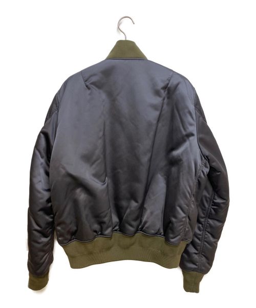 Maison Margiela（メゾンマルジェラ）Maison Margiela (メゾンマルジェラ) クラシックボンバージャケット ブラック×オリーブ サイズ:50の古着・服飾アイテム