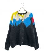 LOEWEロエベ）の古着「ウールインターシャカーディガン」｜ブラック