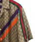 中古・古着 GUCCI (グッチ) ZAIDF GEOMETRIC GG PRINT BOWLING Shirt ベージュ サイズ:44：62800円