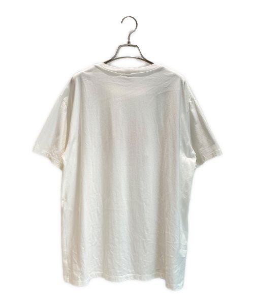 CELINE（セリーヌ）CELINE (セリーヌ) グラデーションロゴプリントルーズTシャツ ホワイト サイズ:Sの古着・服飾アイテム