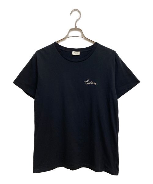 CELINE（セリーヌ）CELINE (セリーヌ) エンブロイダリー Tシャツ ブラック サイズ:Mの古着・服飾アイテム