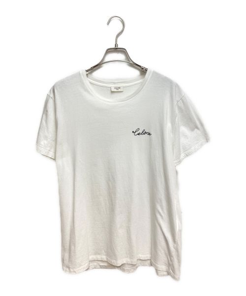 CELINE（セリーヌ）CELINE (セリーヌ) エンブロイダリー Tシャツ ホワイト サイズ:Mの古着・服飾アイテム