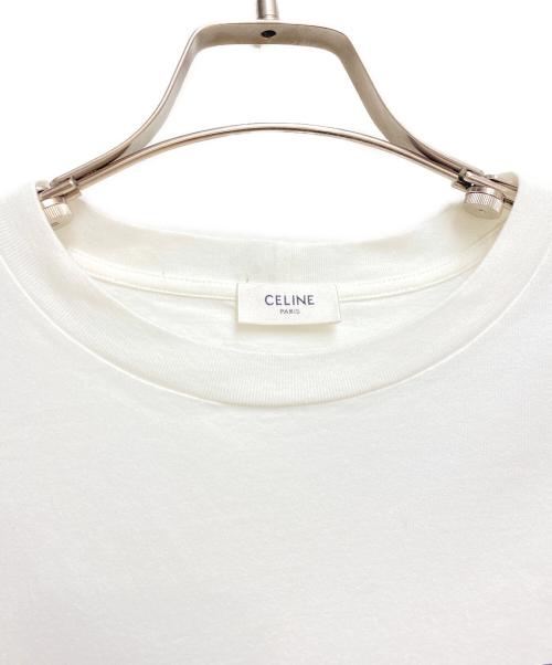 CELINE（セリーヌ）CELINE (セリーヌ) ルーズ Tシャツ / コットンジャージー ホワイト サイズ:Sの古着・服飾アイテム