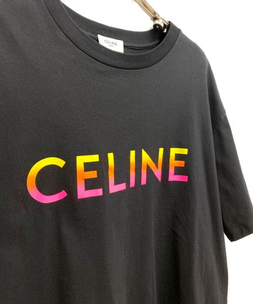 CELINE（セリーヌ）CELINE (セリーヌ) ルーズTシャツ / コットンジャージー ブラック サイズ:Sの古着・服飾アイテム