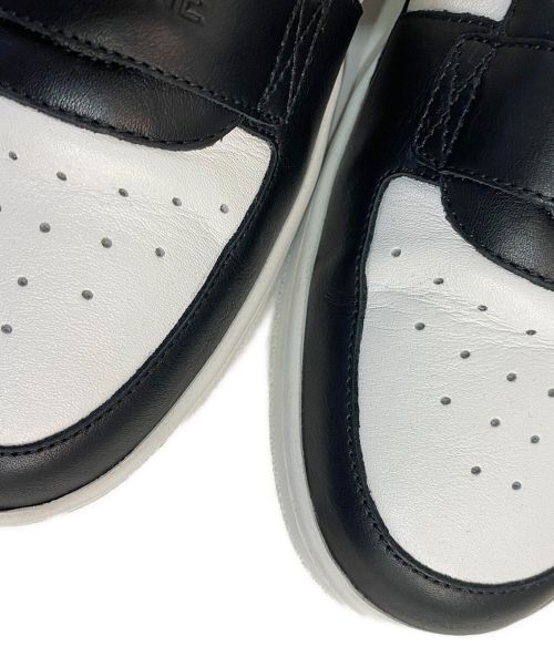 CELINE（セリーヌ）CELINE (セリーヌ) ベルクロストラップミッドカットスニーカー ホワイト×ブラック サイズ:42の古着・服飾アイテム