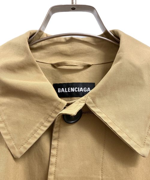 BALENCIAGA（バレンシアガ）BALENCIAGA (バレンシアガ) ステンカラーコート ベージュ サイズ:46の古着・服飾アイテム