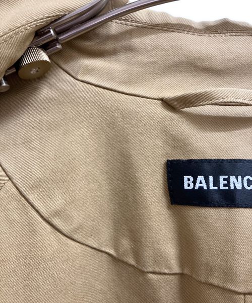 BALENCIAGA（バレンシアガ）BALENCIAGA (バレンシアガ) ステンカラーコート ベージュ サイズ:46の古着・服飾アイテム