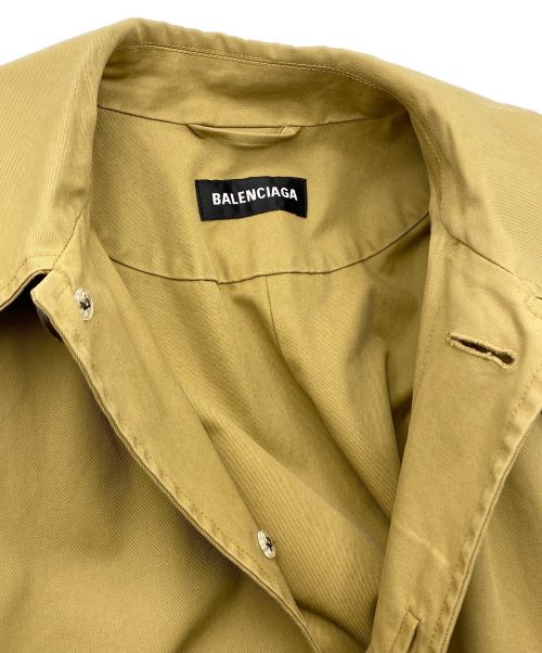 BALENCIAGA（バレンシアガ）BALENCIAGA (バレンシアガ) ステンカラーコート ベージュ サイズ:46の古着・服飾アイテム
