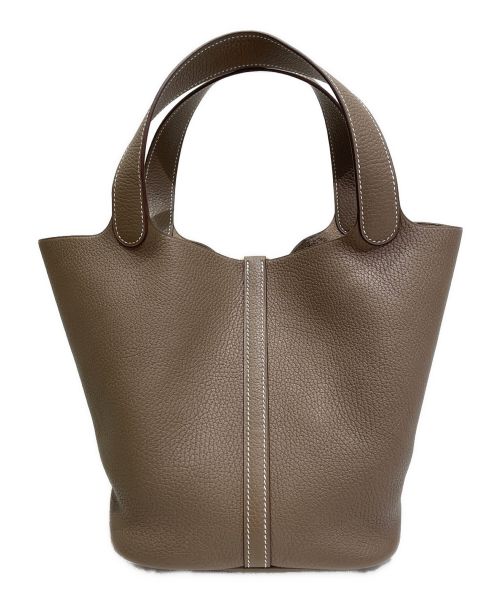 HERMES（エルメス）HERMES (エルメス) ピコタンロックMM エトゥープ サイズ:MMの古着・服飾アイテム