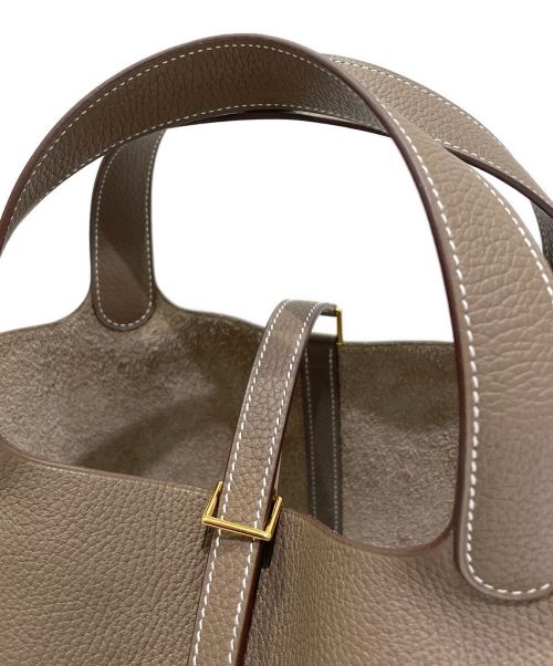 HERMES（エルメス）HERMES (エルメス) ピコタンロックMM エトゥープ サイズ:MMの古着・服飾アイテム
