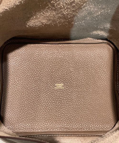 HERMES（エルメス）HERMES (エルメス) ピコタンロックMM エトゥープ サイズ:MMの古着・服飾アイテム
