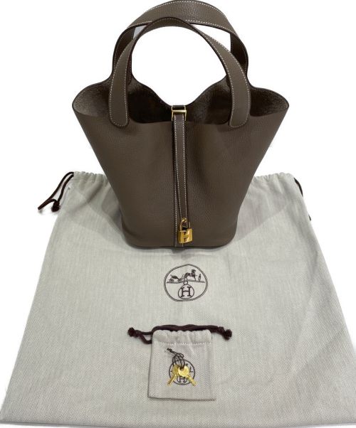 HERMES（エルメス）HERMES (エルメス) ピコタンロックMM エトゥープ サイズ:MMの古着・服飾アイテム