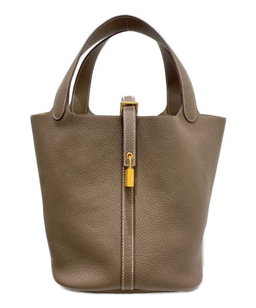 HERMES（エルメス）HERMES (エルメス) ピコタンロックMM エトゥープ サイズ:MMの古着・服飾アイテム
